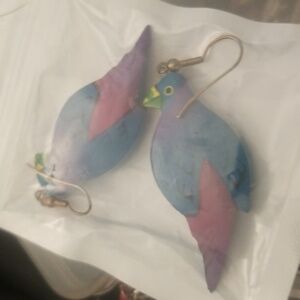Colorful Parrot Earrings